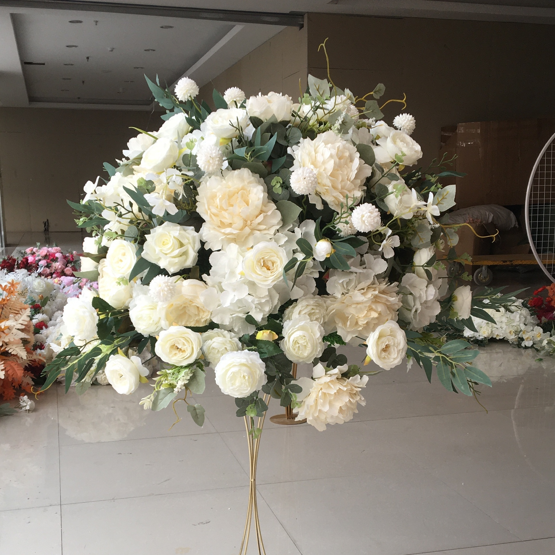 Customized Wedding Decoration Table Centerpieces Artificial Flower Ball