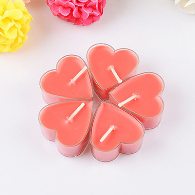 Romantic Smokeless Heart-shaped Valentine's Day Wax Candle Proposal Wedding Scented Candle