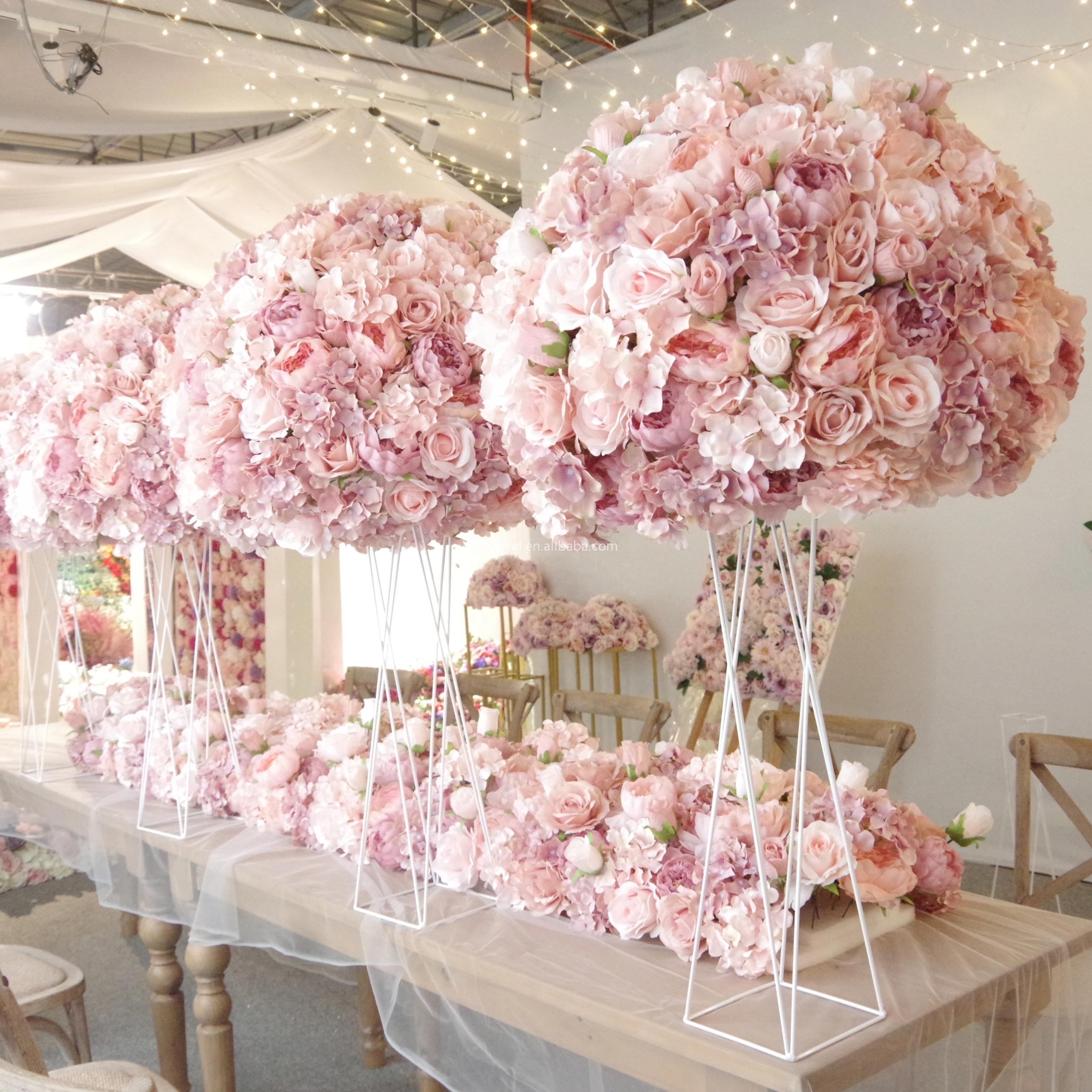 Customized Wedding Decoration Table Centerpieces Artificial Flower Ball