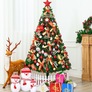 Customized Realistic New Design Pre Lit Christmas Trees Evergreen Pvc Artificial Christmas Tree