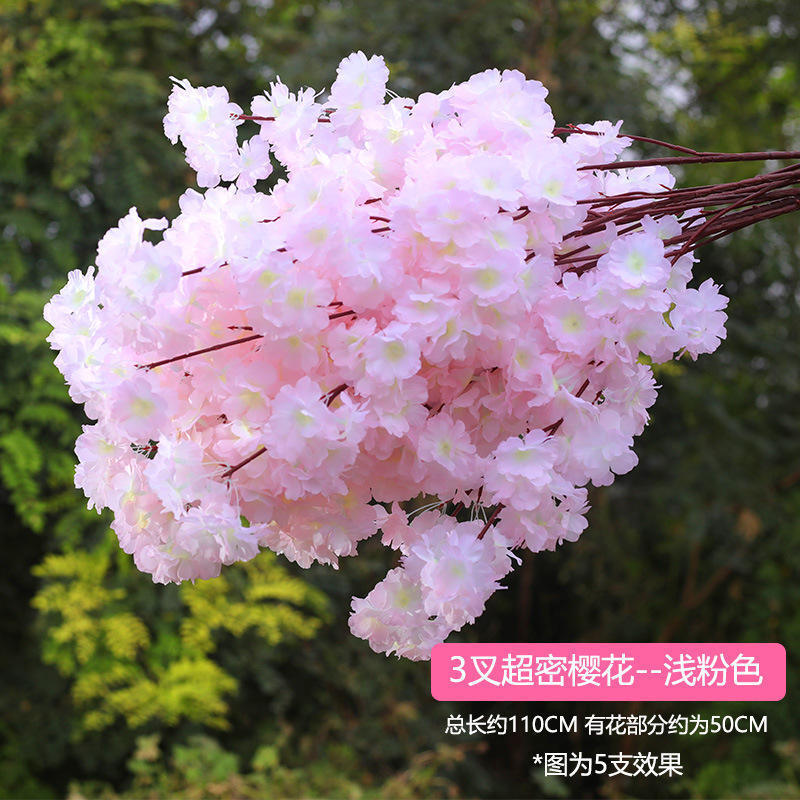 Wholesale Wedding Decoration Tree Artificial Silk Flowers White Cherry Blossom Branches For Table Arch