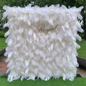 Wedding Event High Quality Artificial Green Decor Roll up Wedding Flower Wall Backdrop