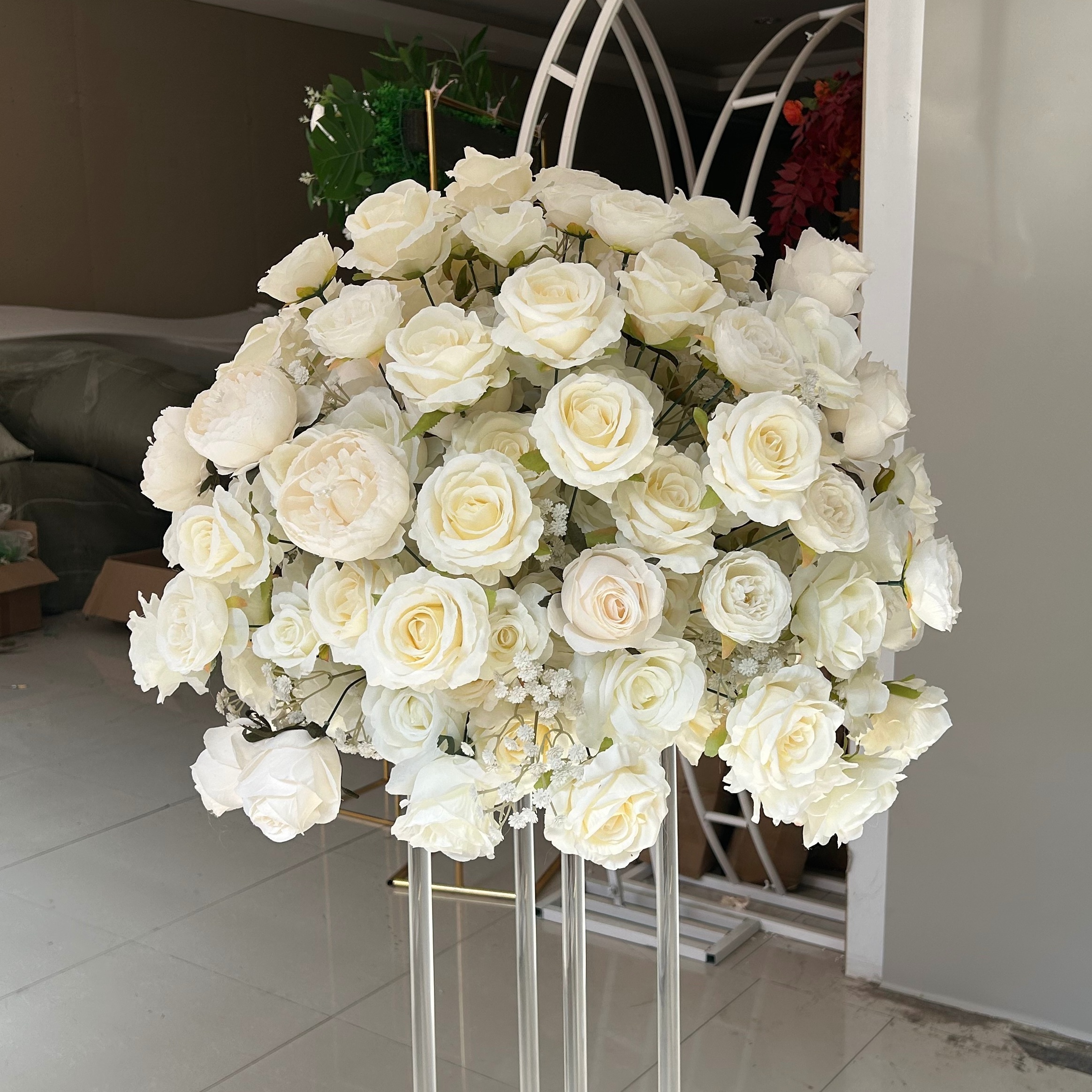 Customized Wedding Decoration Table Centerpieces Artificial Flower Ball