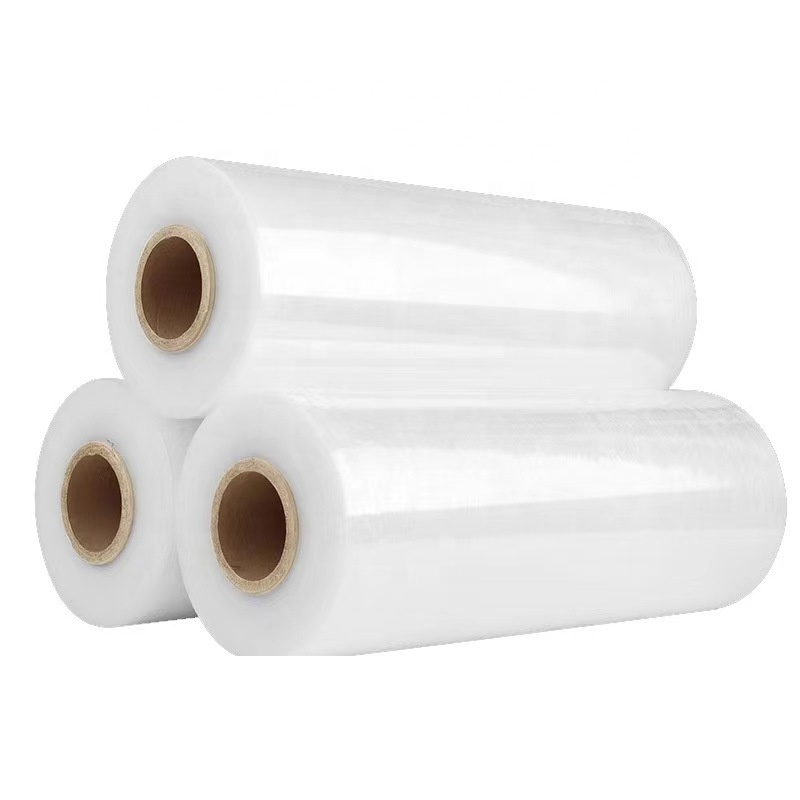 factory supply wollesale LLDPE material 5 times stretch goods protective use pallet packaging stretch wrap stretch film