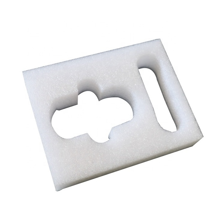 Custom White Polyethylene Protective Eva Foam Insert For Electronics High Density Cut Foam Packaging