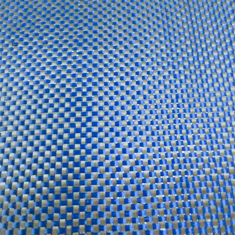 3k 240gsm Twill Blue Black Kevlar Carbon Fiber Fabric