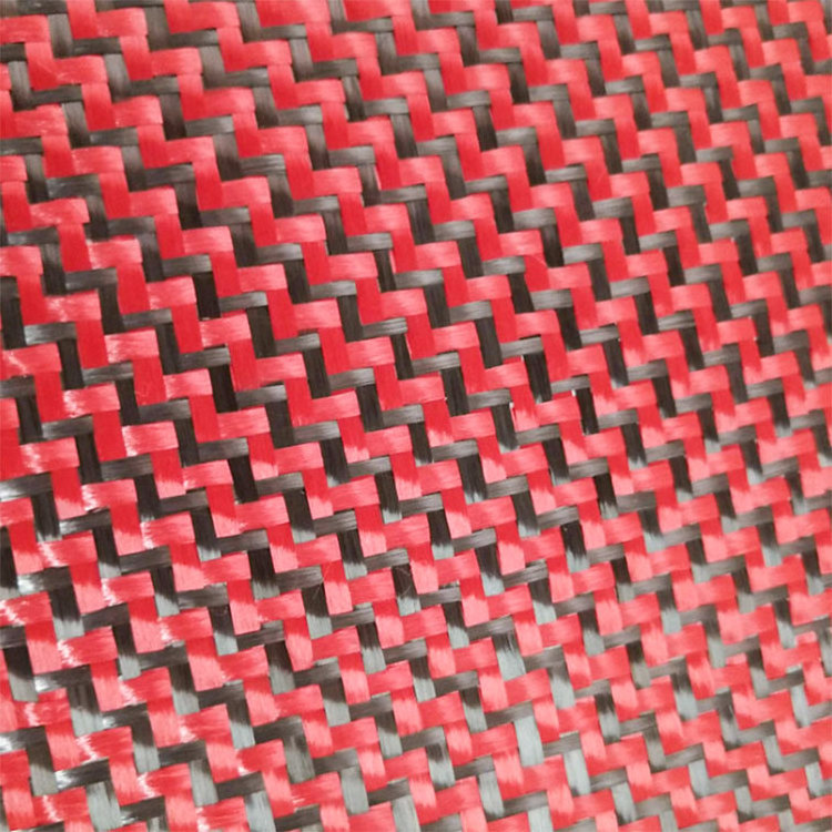 3K 1500D Kevlar Carbon Fiber Fabric Roll