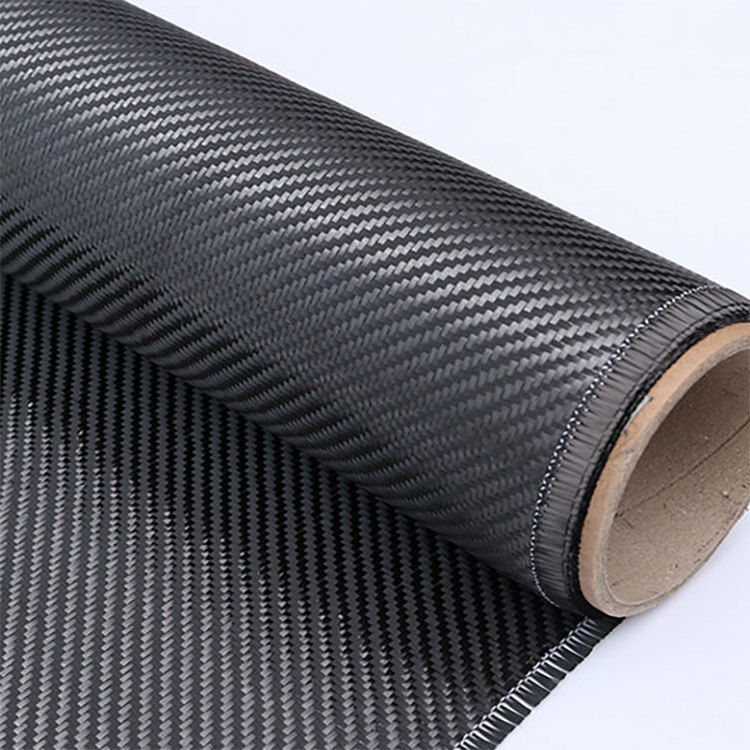 3K/6K/12K/24K  100G/120G/200G/240G/300G Light Weight Twill/Plain Woven Carbon Fiber Cloth