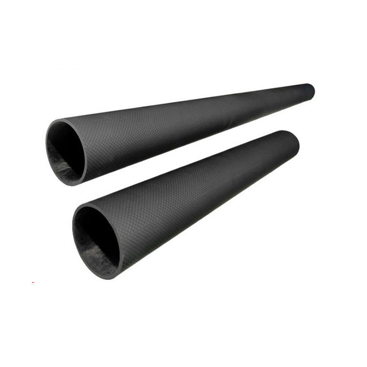 Customized 19mm 22mm Carbon Fibre Tube Pipe Vacuum Hose Tubing For Infusion