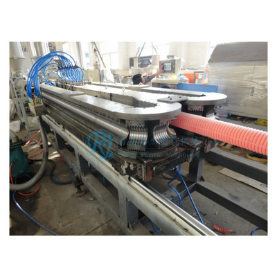 HDPE Double Wall DWC Corrugated Pipe Making Machine Water Pipe Production Line