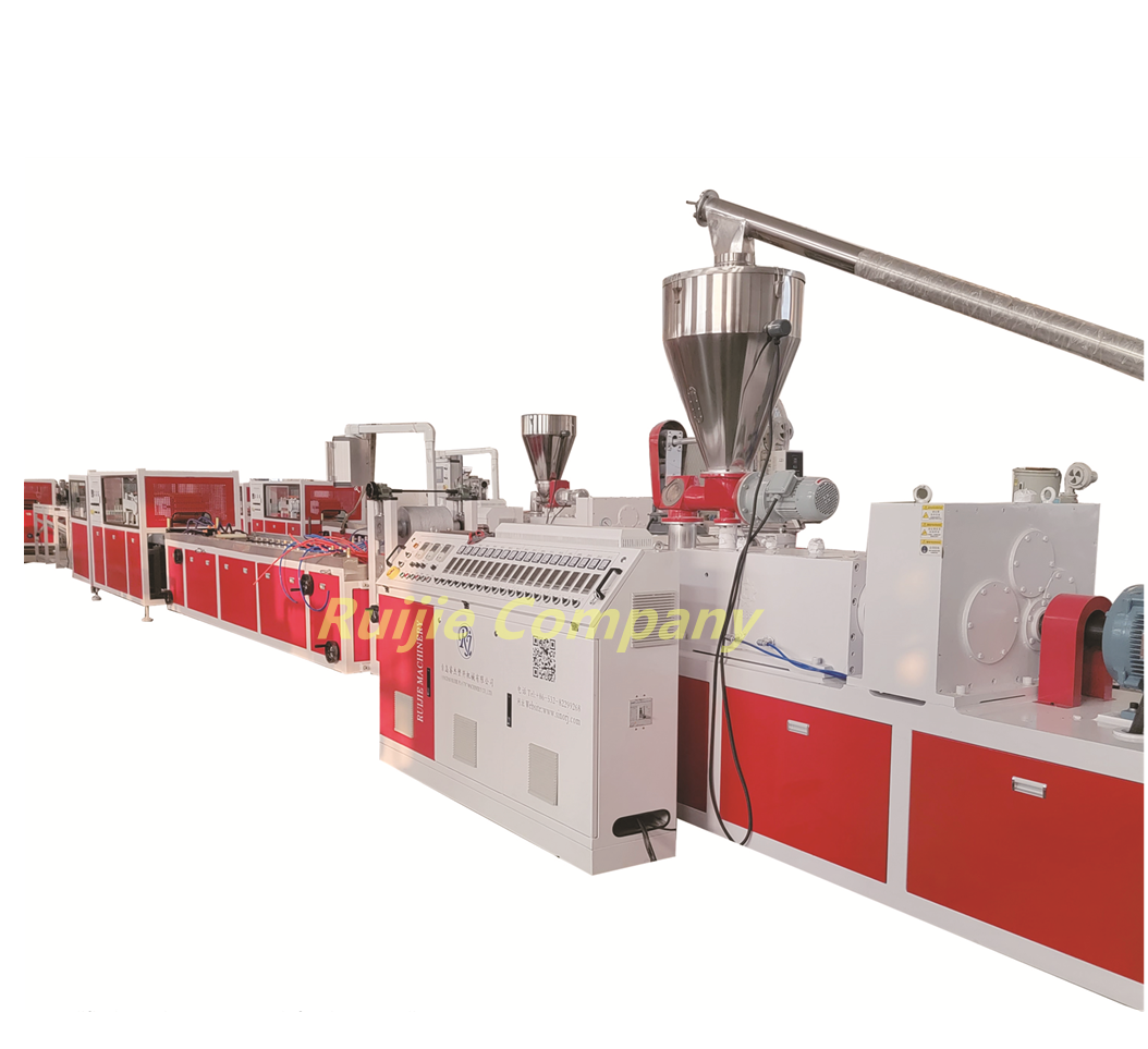 PVC Window Frame Profile Production Machine, PVC Profile Extrusion Machine, Plastic Profile Extrusion Line