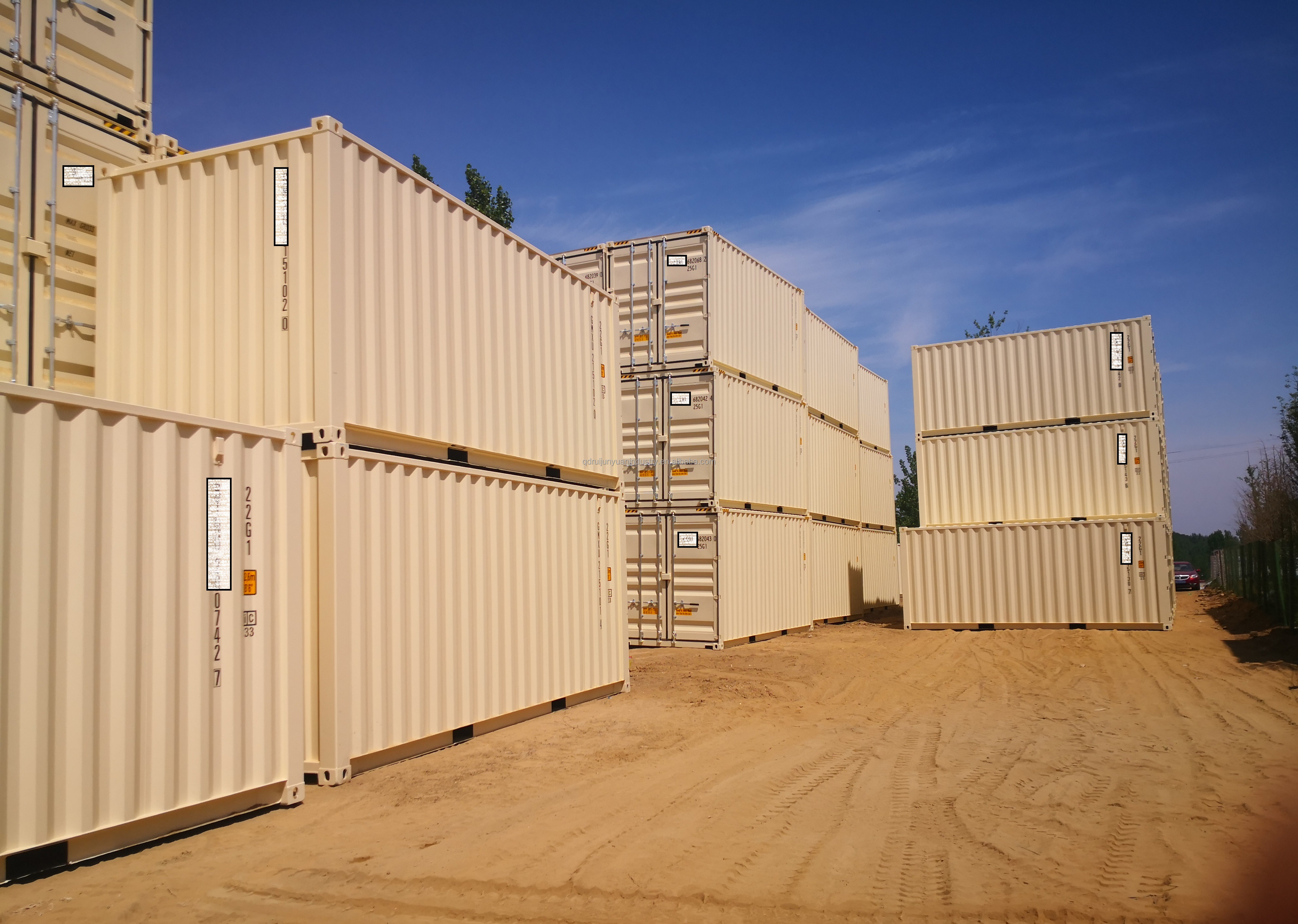 40HC high cube Standard oversea cargo shipping and transit dry container