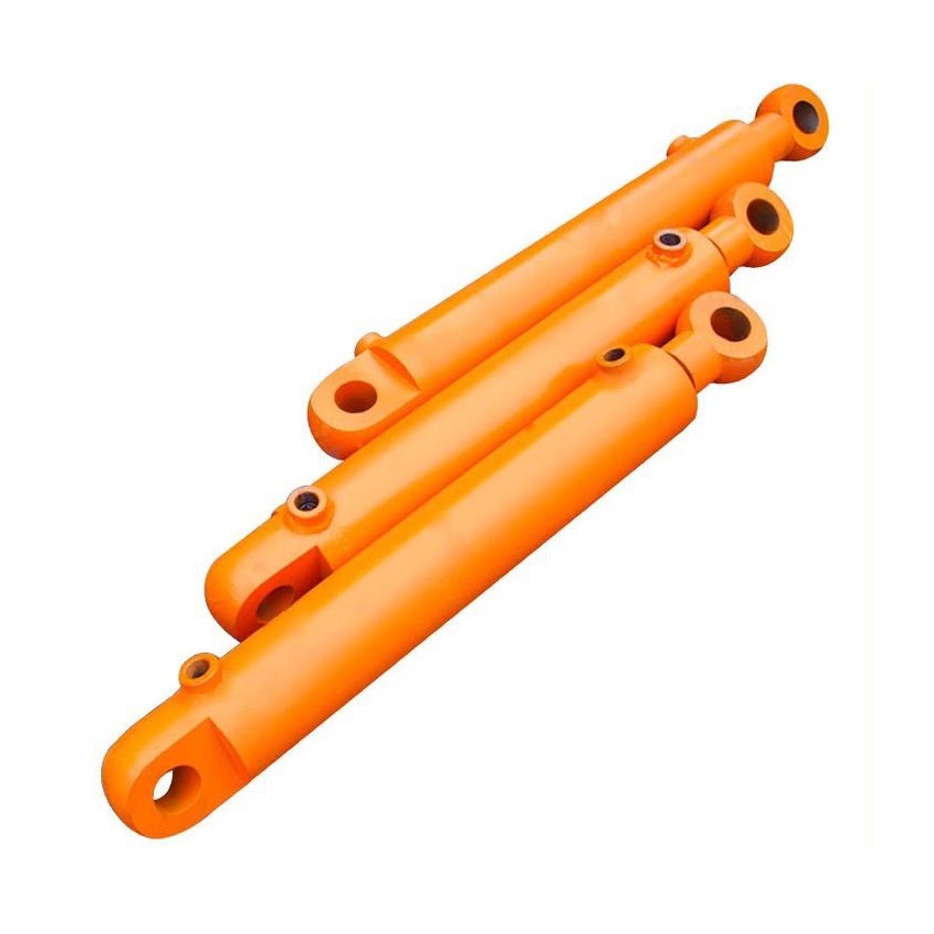 Hot sale single acting and double acting telescopic hydraulic cylinder for CAT excavator