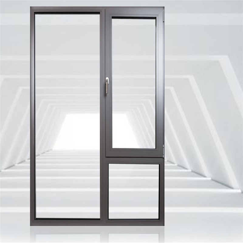 Glass Casement Windows with Tilt and Turn Single Double Outward Inward Aluminum  casement window Awning Hinge Swing French Door