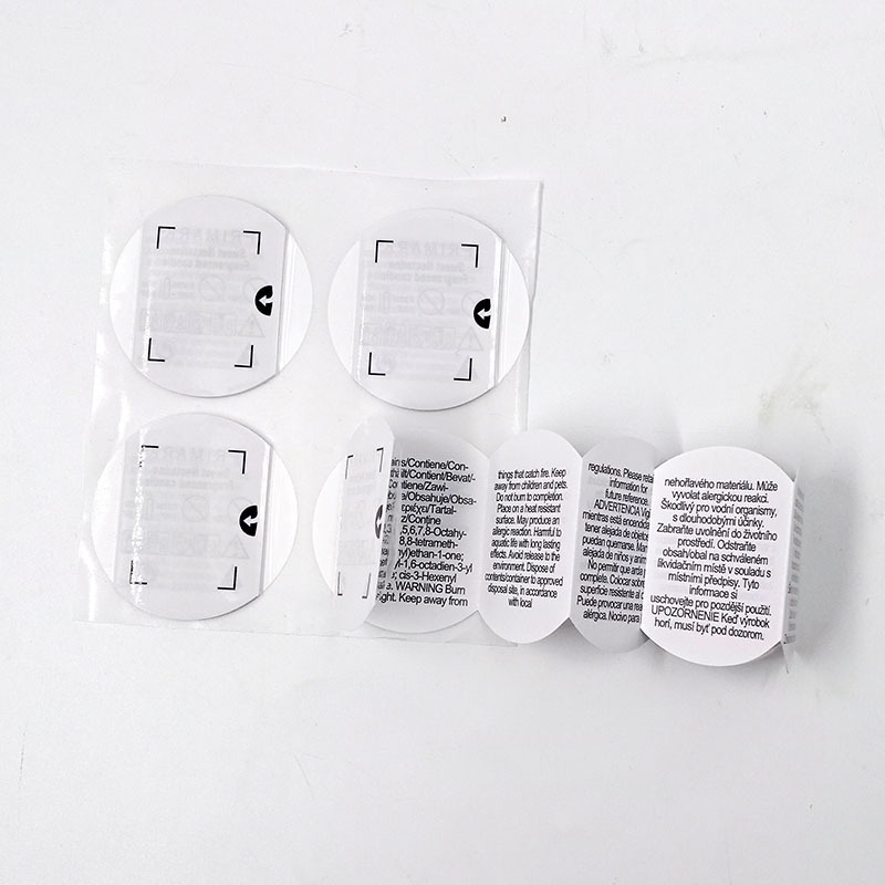 Custom Sticker Strong Adhesive Label Multi Layer Labels Booklet Folding Stickers Self-Adhesive Private Packaging Labels