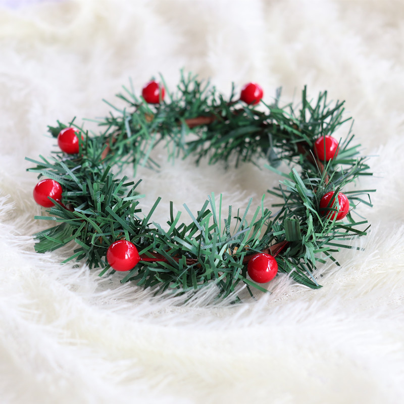 6 Per Artificial Tree Branches Pine Needle Christmas Wreath