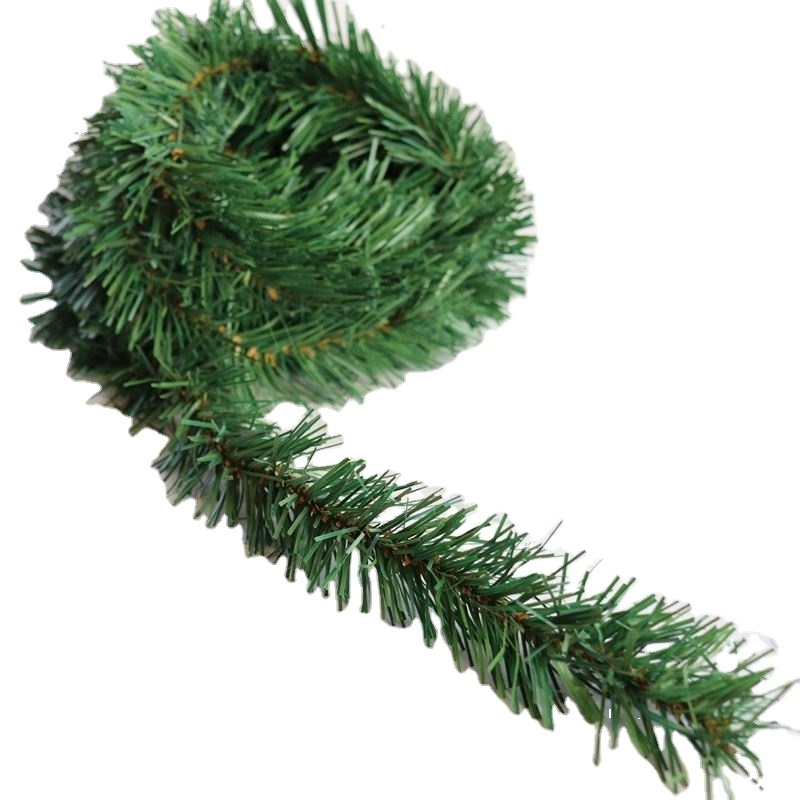 5m white  PVC pine needle 5cm width PVC grass Artificial Christmas Tree materialschristmas wreath for Christmas decorations