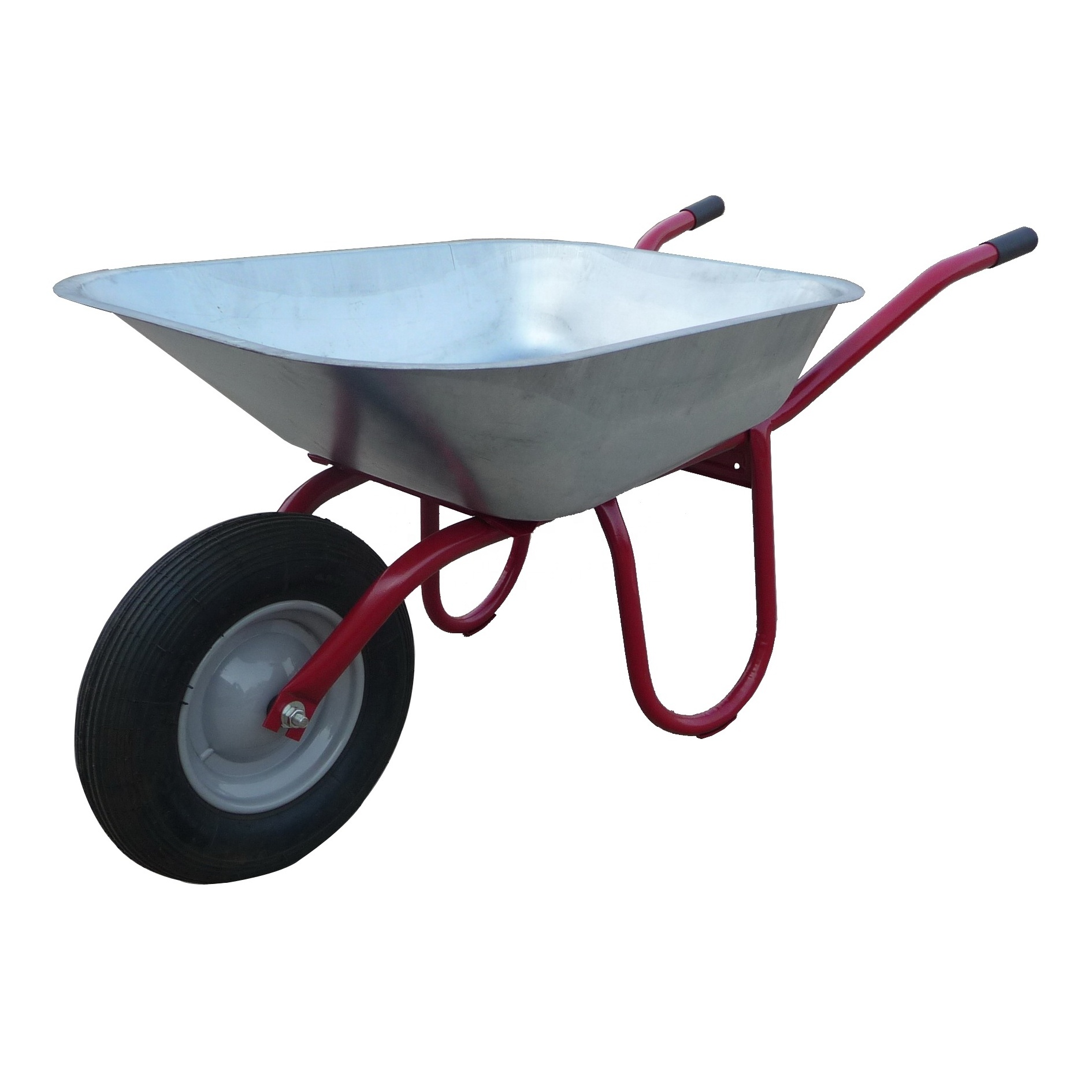 WB2010 65l Concrete Metal Large Garden Stable Yard Wheelbarrow Construction Multiple Purpose Wheelbarrow