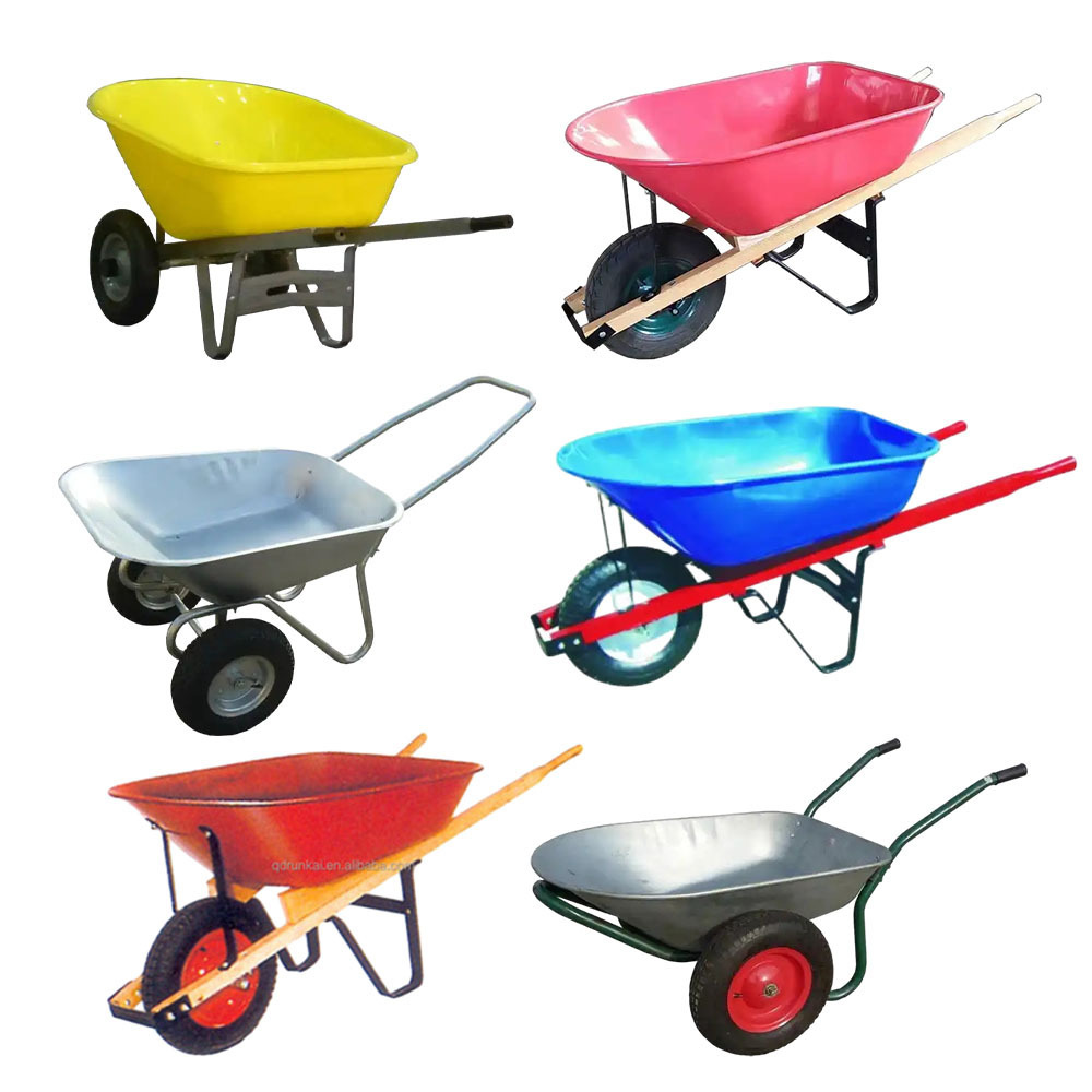 WB4019 Good Price High Capacity Lightweight Cart Wheelbarrow Garden Cart Heavy Duty Tools Wheel Barrow