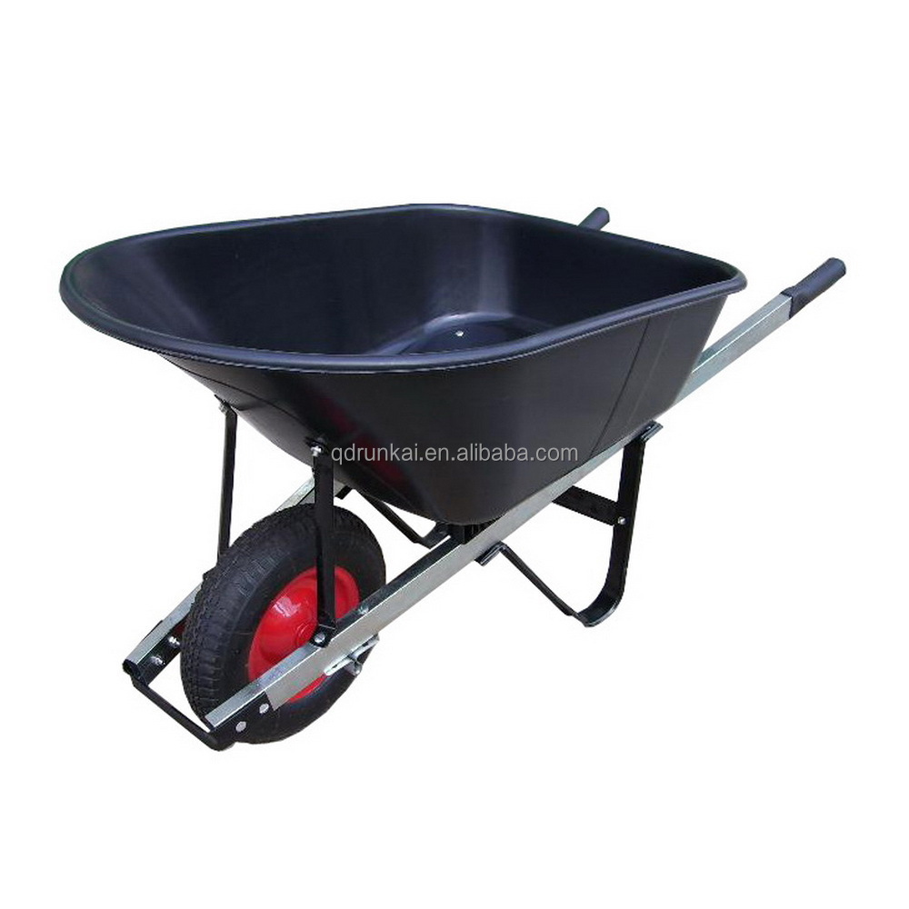 GASEOUS WHEEL Easy to move construction wheelbarrows THICKENED BUCKET Large Garden Cart wheelbarrow wb6400K