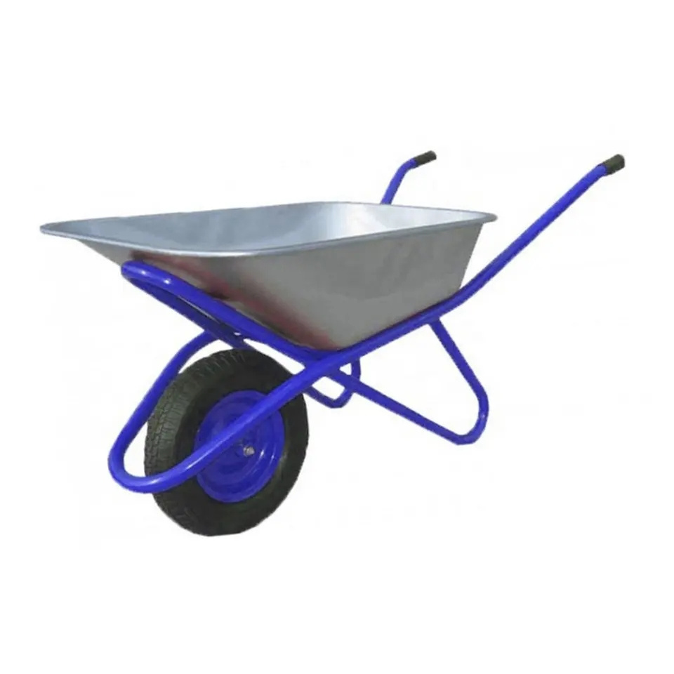 Low Prices WB6412 Export Wheelbarrows Reinforced Heavy Duty Wheel Barrow Building Wheelbarrow Parts Mechanical for Construction