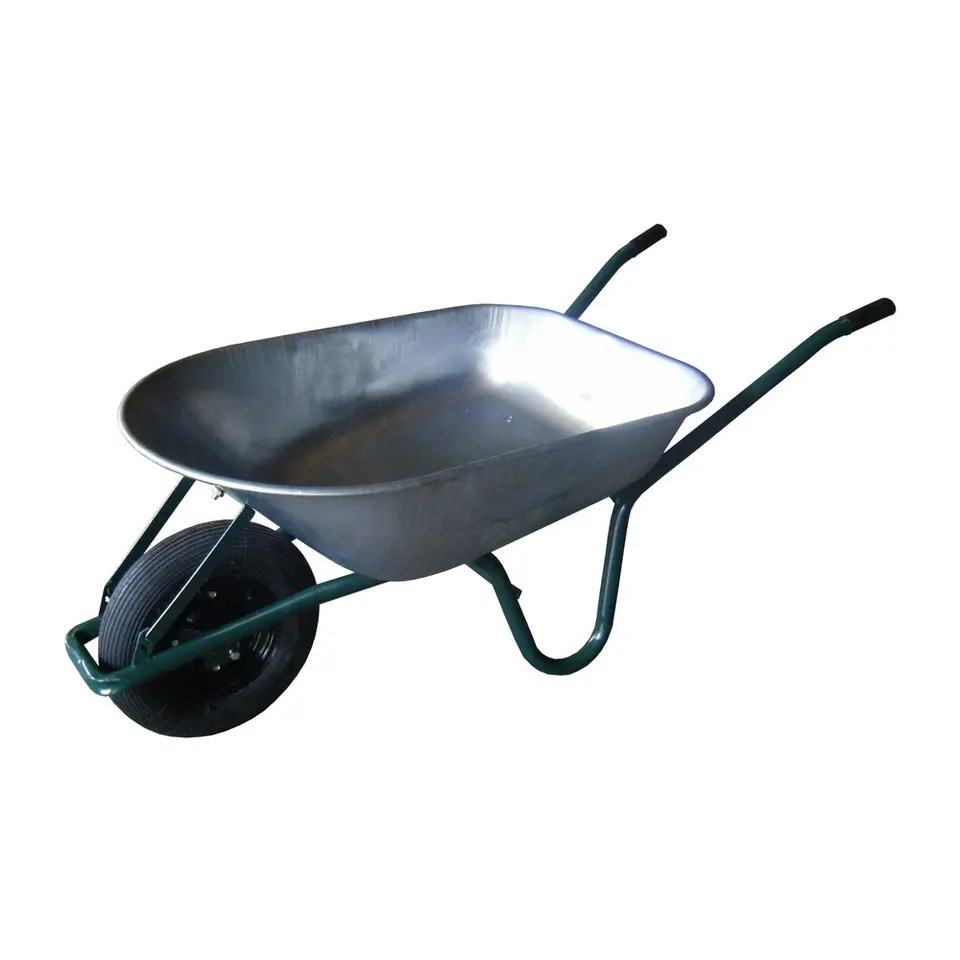 Low Prices WB6412 Export Wheelbarrows Reinforced Heavy Duty Wheel Barrow Building Wheelbarrow Parts Mechanical for Construction