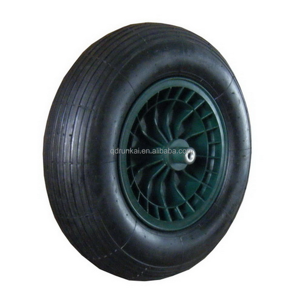 Wheelbarrow Wagon Cart Replacement Wheel Puncture Proof Tyre Wheel Wheelbarrow Wheel 4.00-8 for Poland