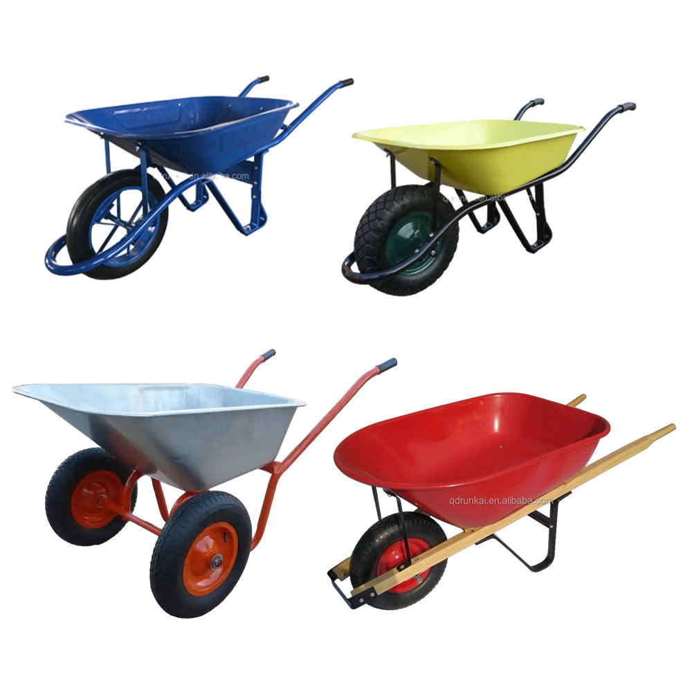 WB6415G 400-8 Wheelbarrow Building Construction Wheel Barrow for Gardening Landscaping And Construction