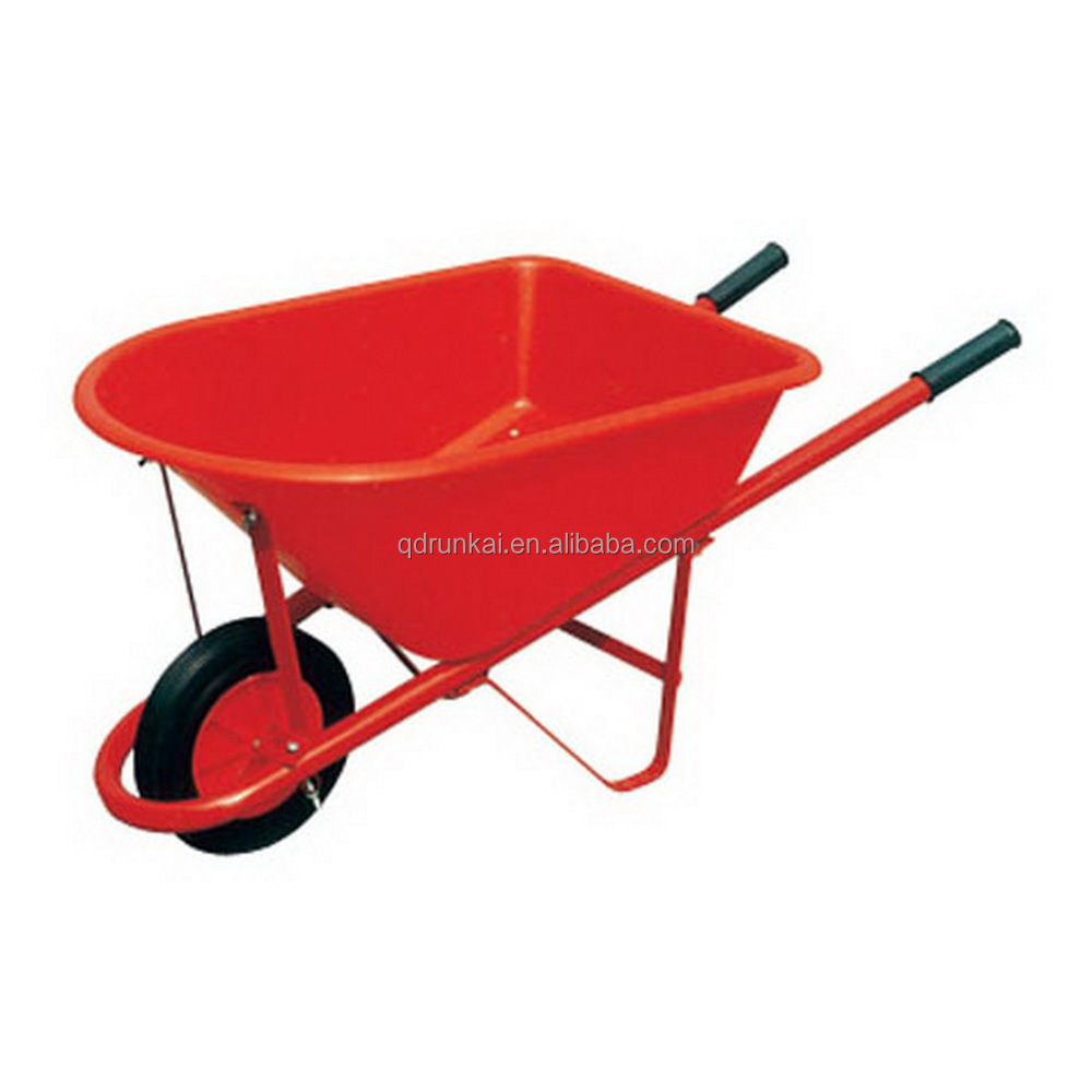 WB0200 Chinese Large Garden Cart Truck Small Lightweight Wheelbarrow Kid Garden Tools Wheelbarrow for Children