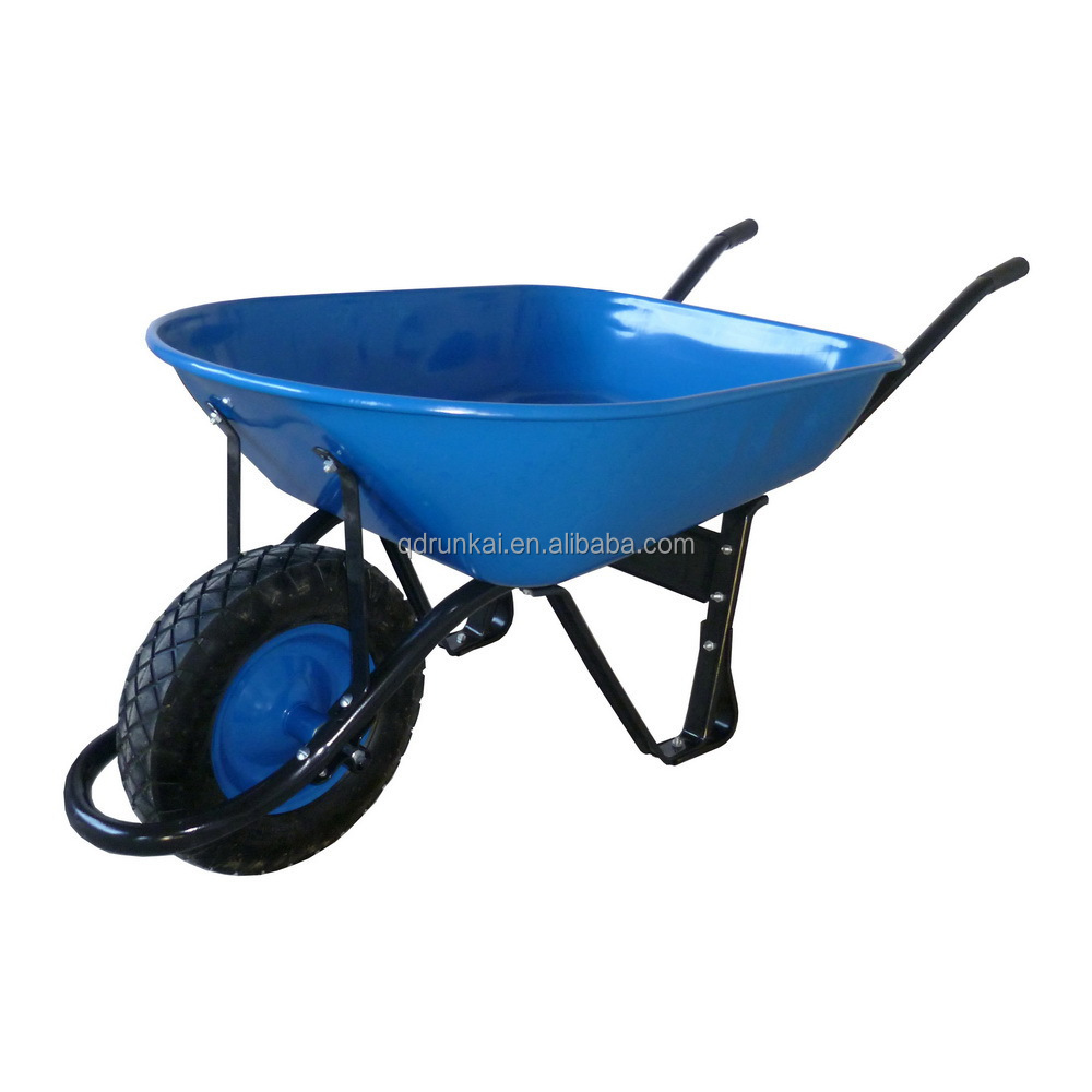 GASEOUS WHEEL Easy to move construction wheelbarrows THICKENED BUCKET Large Garden Cart wheelbarrow wb6400K