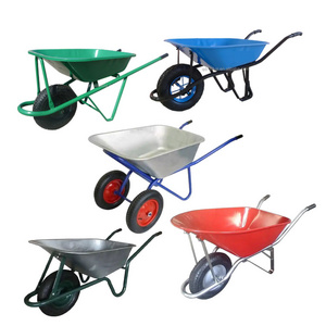 Wheel barrow WB8900 wheelbarrows heavy duty wheelbarrows Manual Cart Capacity 100L 160KGS wheelbarrow