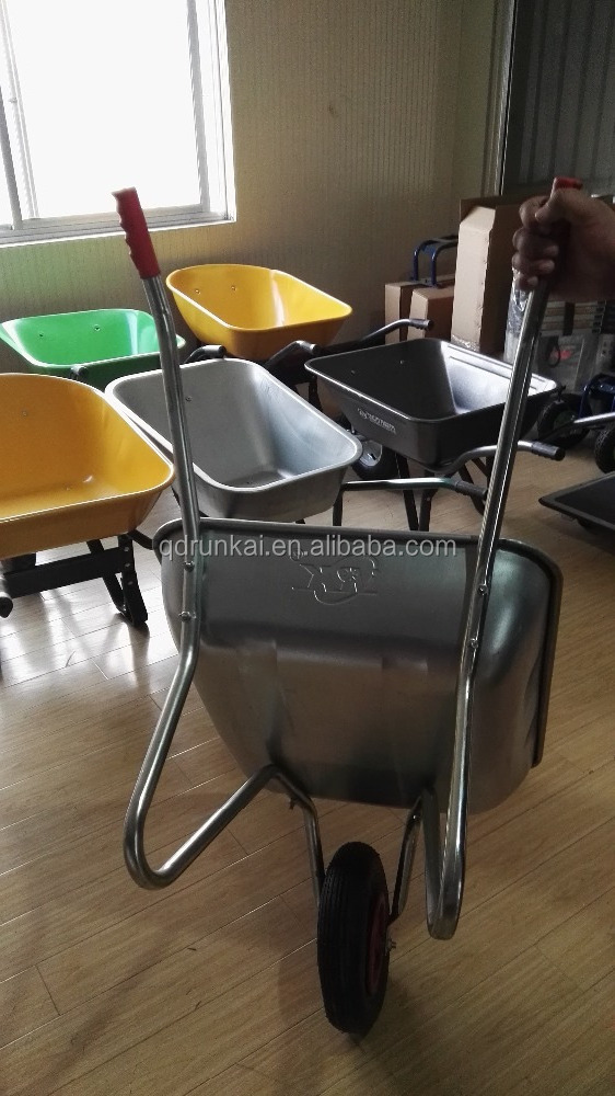 Wheelbarrows Garden Tools Wheel Barrow Load Capacity 200kg Wheelbarrow Wb5206 for Civil Construction Tools