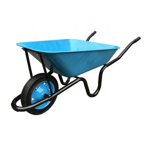 WB3800 South Africa 13"x3.00-8 Wheel Farm Tools Wheel Barrow 100kg 60l 5cbf Heavy Load Industrial Steel Wheelbarrows