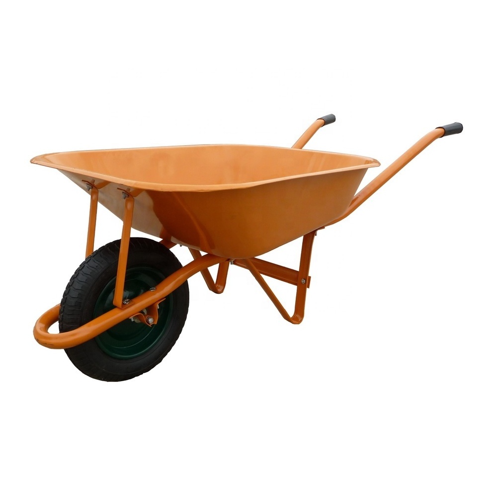 WB6500DTL Cheap Agriculture Garden Metal Tray Wheelbarrow For Gardening Landscaping And Construction