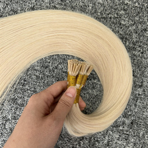 Raw Keratin Itip Extension Hair 100% Raw Natural Hair Extension Human Double Drawn European I Tip Hair Extensions Wholesale