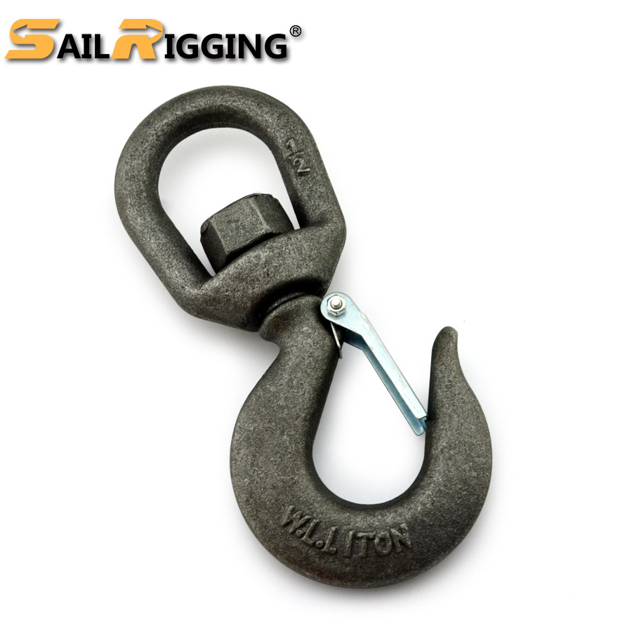 Swivel Keychain Hook with Safety Latch S322