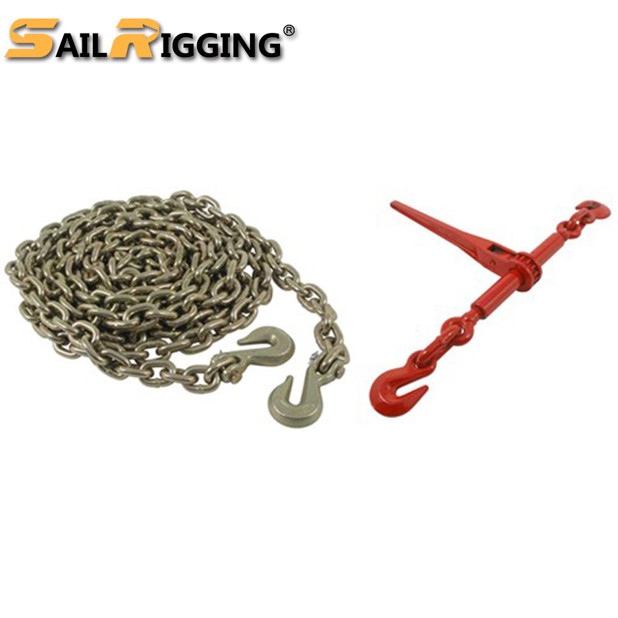 Heavy Duty Rescue Chain for trucks galvanized 5/16 truck load chain for flatbed