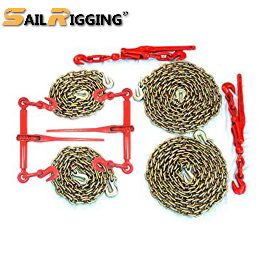 Heavy Duty Rescue Chain for trucks galvanized 5/16 truck load chain for flatbed