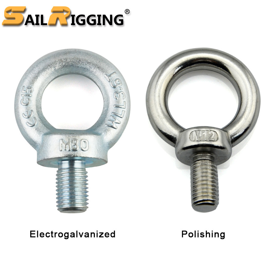 Heavy Duty Eye Bolt Screw M12 Price Lifting Eye Bolt C15E Customized Eye Bolt