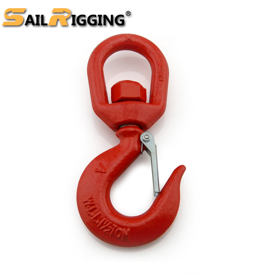 Swivel Keychain Hook with Safety Latch S322