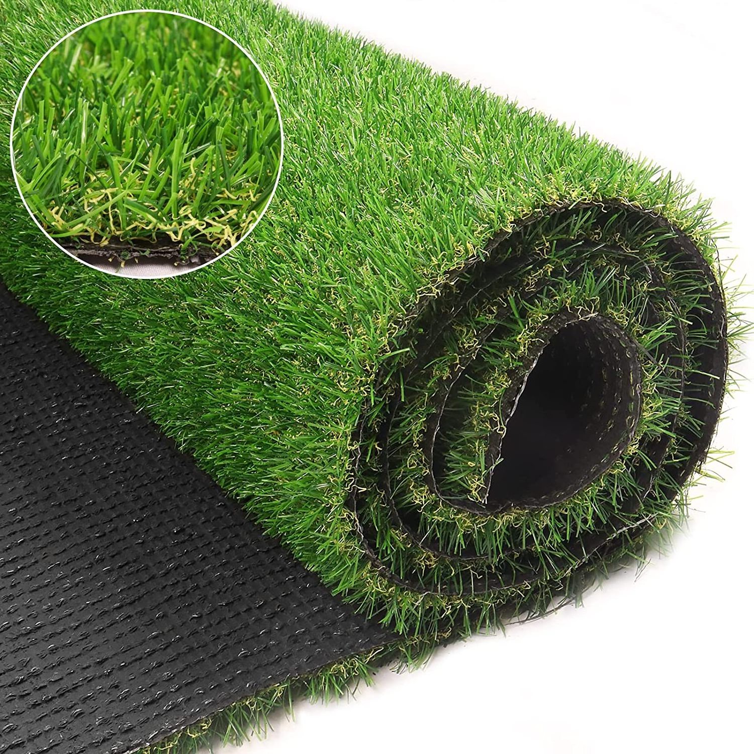 Sunberg  natural plastic artificial grass roll for garden realistic natural turf lawn