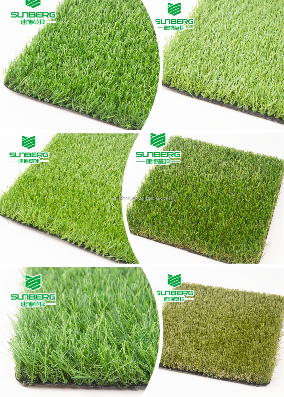 Sunberg Green Carpet Artificial Synthetic Grass for Garden Field Artificial Turf for Pet