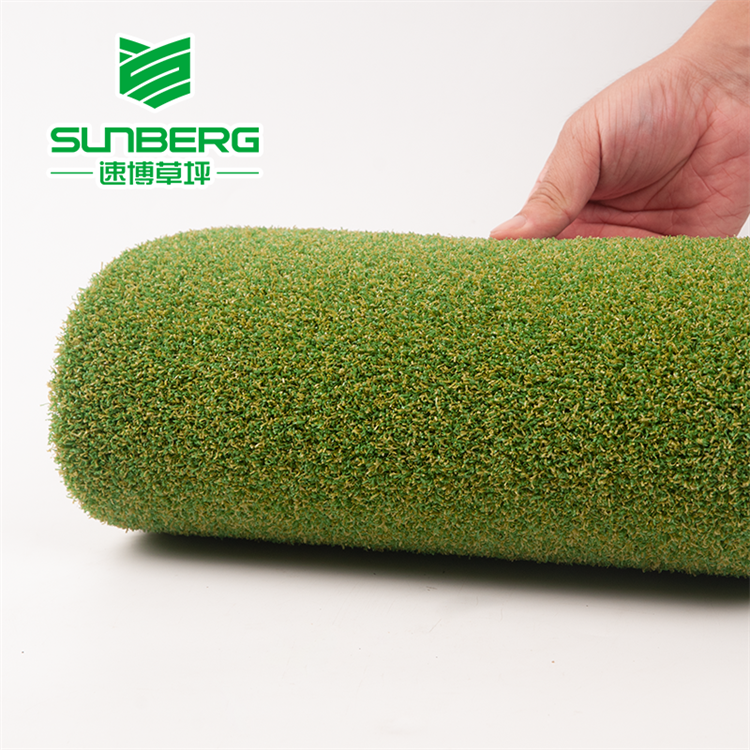 Sunberg Best-selling High Quality Artificial Grass Golf Field Artificial Lawn Fake Turf Grass Woven Bag CE / ISO9001 Accept 16mm