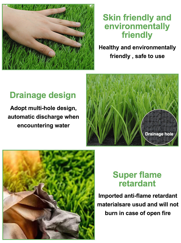 2023 China Manufacturer Cesped Artificial turf  Football Field artificial grass for football artificial grass soccer field