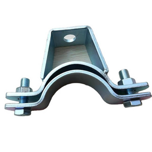 For Sale Tube Clamps Stainless Steel Cheap Price CS Q235 & 65mn Metal Plastic Tube Clip Nonstandard Punching Zinc Coated & Spray