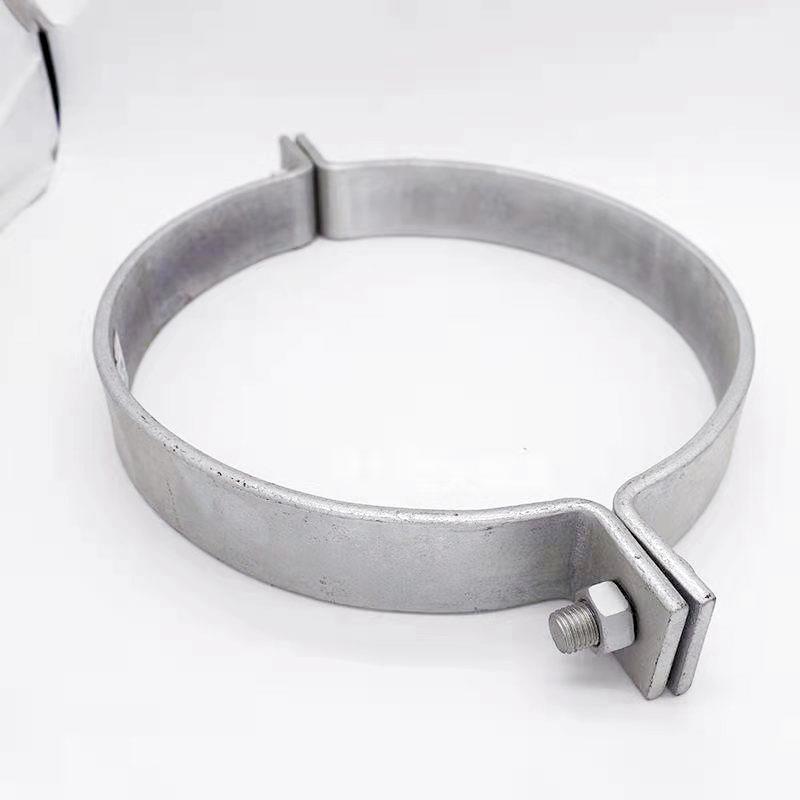 For Sale Tube Clamps Stainless Steel Cheap Price CS Q235 & 65mn Metal Plastic Tube Clip Nonstandard Punching Zinc Coated & Spray