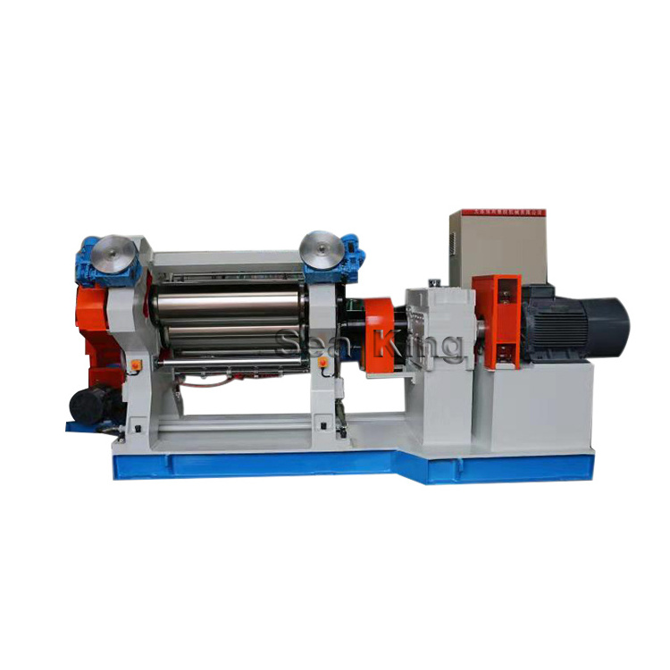 Pvc Film Plastic Three Roller Rubber Calender Machine