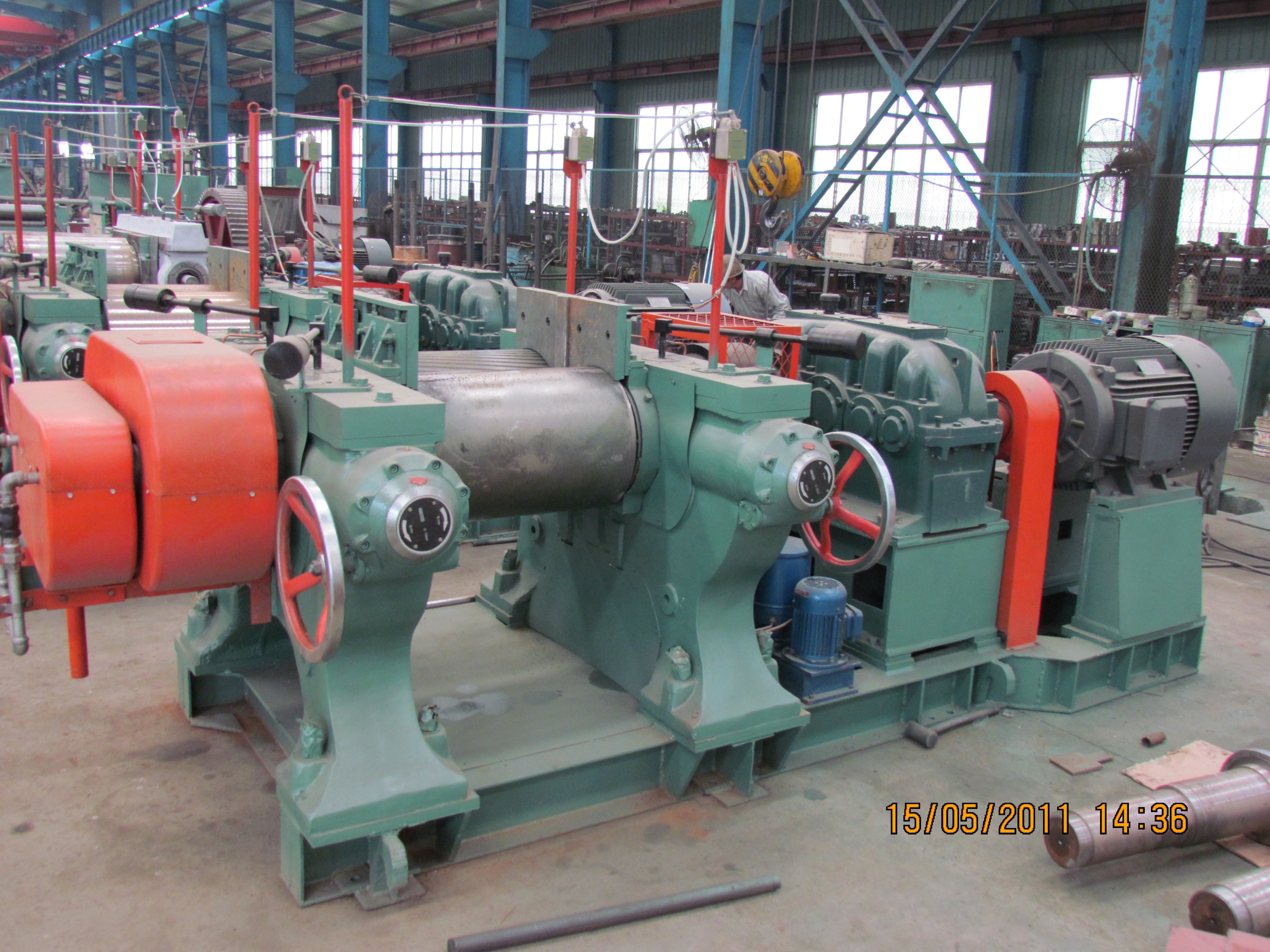 CE ISO silicone rubber mixing mill/open mill rubber mixer XK-450