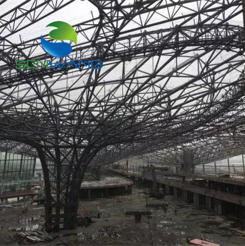 Sports Hall/basketball grid/football Stadium Q345B Prefabricated Structure Steel Customized Light Steel Galvanized Steel grid