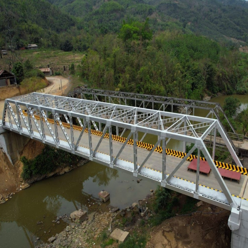 Easy Install Prefabricated Building Bailey Bridge Steel Structure Bridge